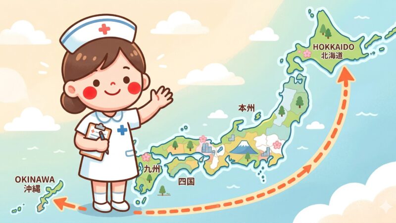 転勤族ナースの「働き方シフト」全体像｜私がたどり着くまでの道のり 